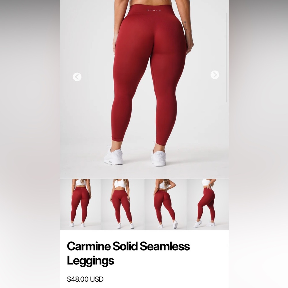 NVGTN Carmine Seamless Leggings
